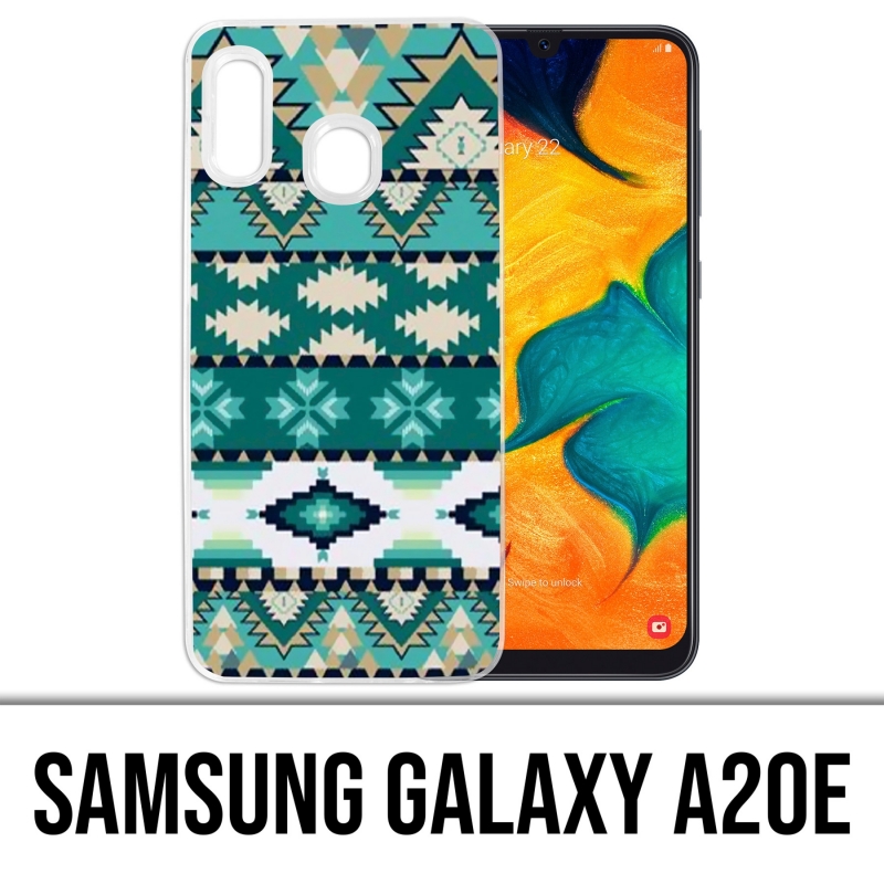 Coque Samsung Galaxy A20e - Azteque Vert