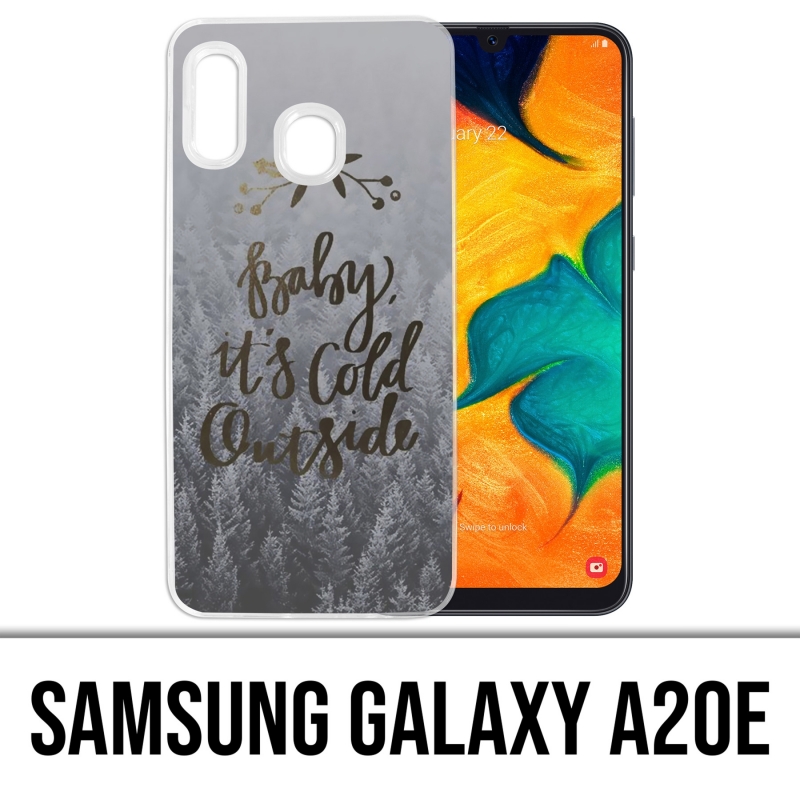 Samsung Galaxy A20e Case - Baby Cold Outside