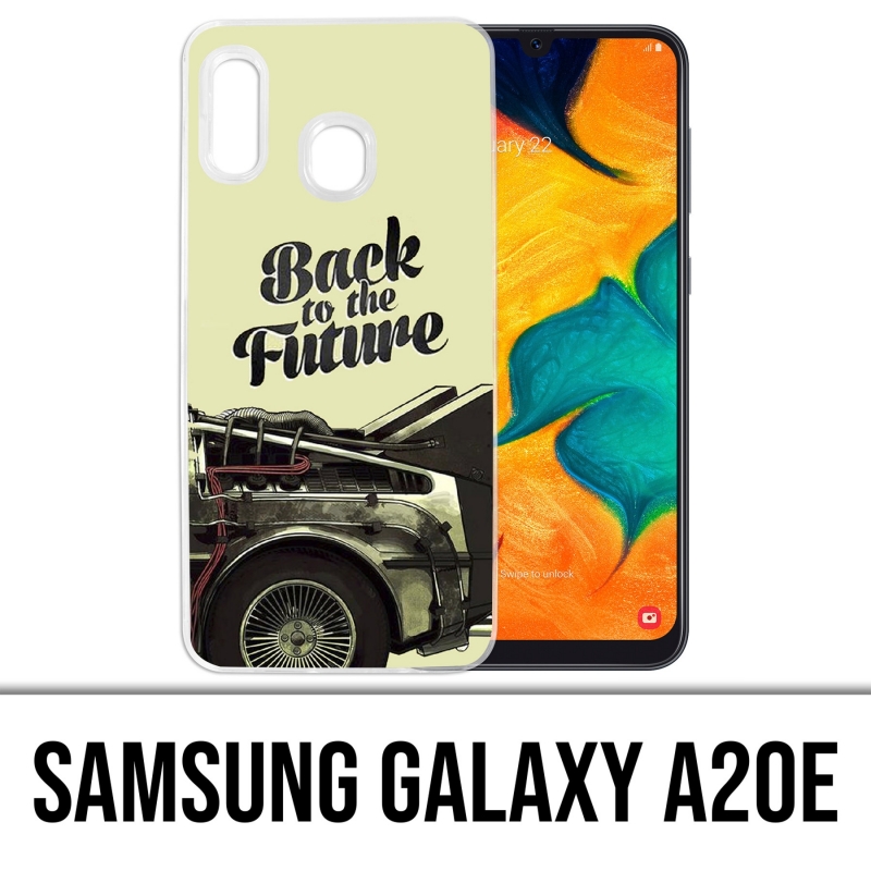 Samsung Galaxy A20e - Carcasa Back To The Future Delorean 2