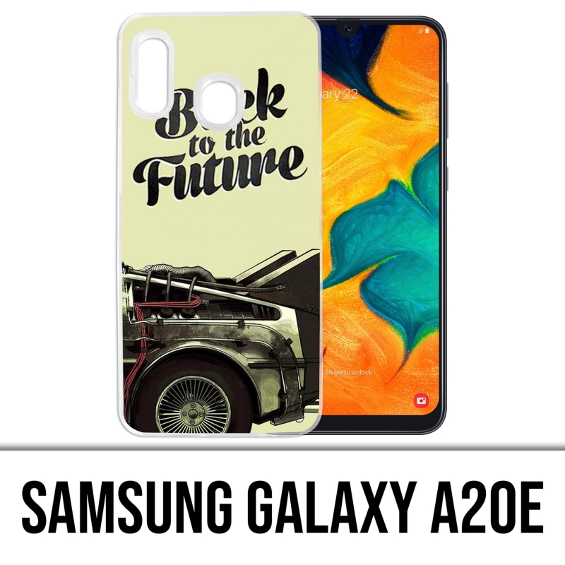 Custodie e protezioni Samsung Galaxy A20e - Ritorno al futuro Delorean