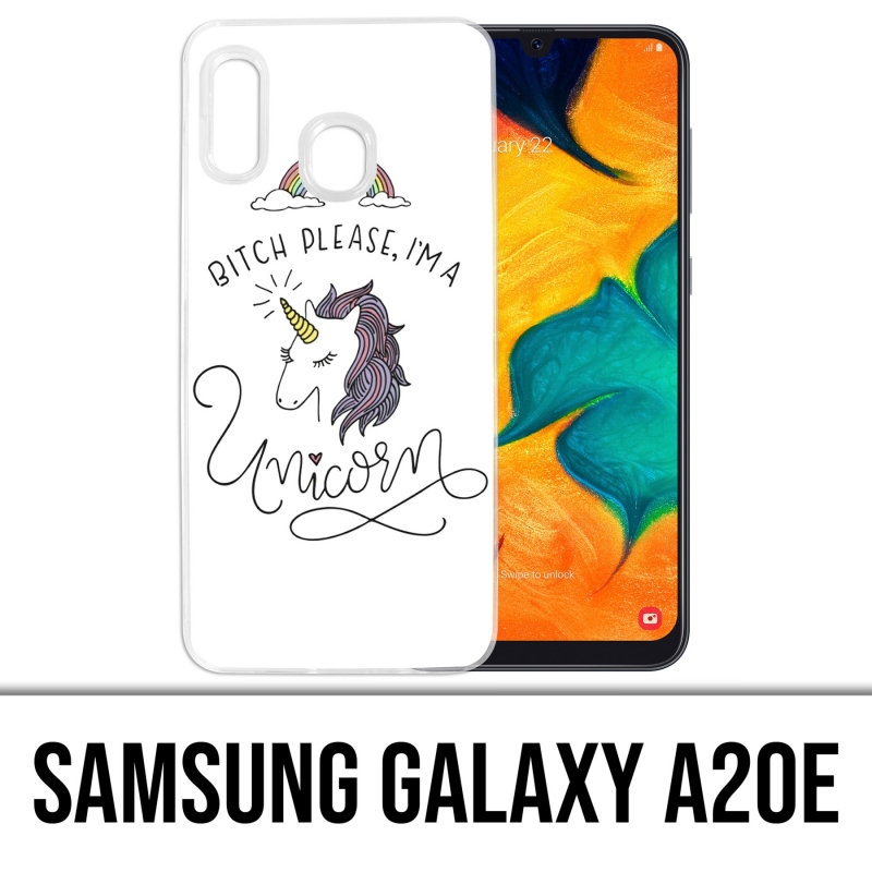 Samsung Galaxy A20e Case - Hündin bitte Einhorn Einhorn