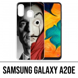 Samsung Galaxy A20e Case - Casa De Papel Berlin Mask Split