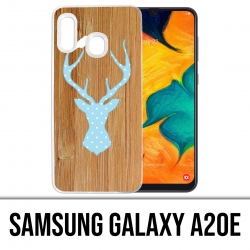 Coque Samsung Galaxy A20e - Cerf Bois Oiseau