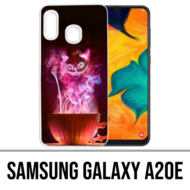 Samsung Galaxy A20e Case - Alice im Wunderland Becher Katze