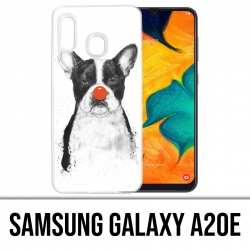 Samsung Galaxy A20e Case - Clown Bulldogge Hund