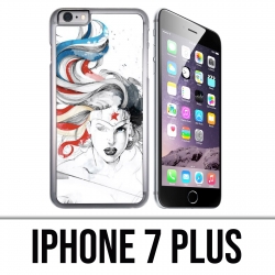 Coque iPhone 7 PLUS - Wonder Woman Art Design