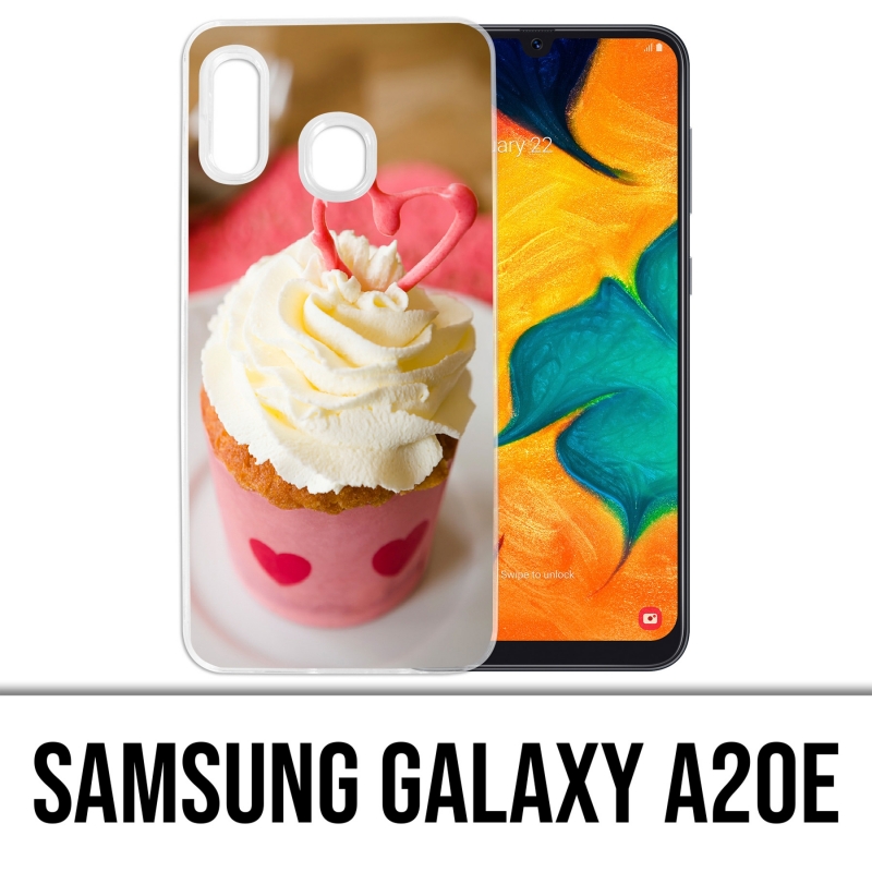 Funda para Samsung Galaxy A20e - Cupcake rosa