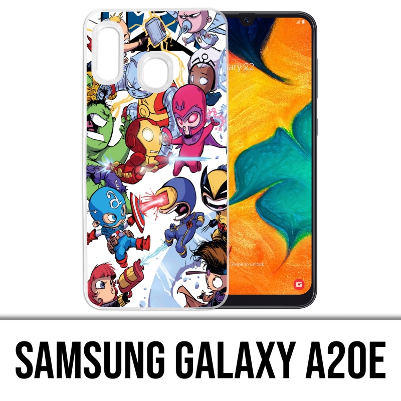 Coque Samsung Galaxy A20e - Cute Marvel Heroes