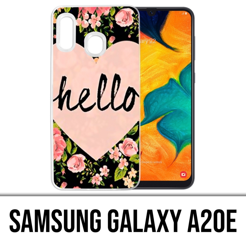 Custodia per Samsung Galaxy A20e - Hello Pink Heart