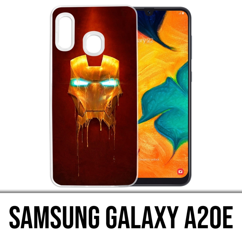 Funda Samsung Galaxy A20e - Iron Man Dorado