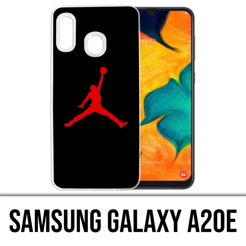 Funda Samsung Galaxy A20e - Jordan Basketball Logo Negro