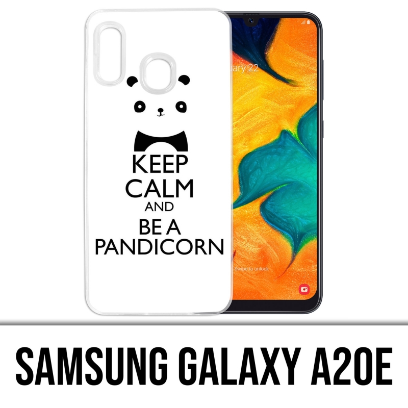 Funda Samsung Galaxy A20e - Keep Calm Pandicorn Panda Unicorn
