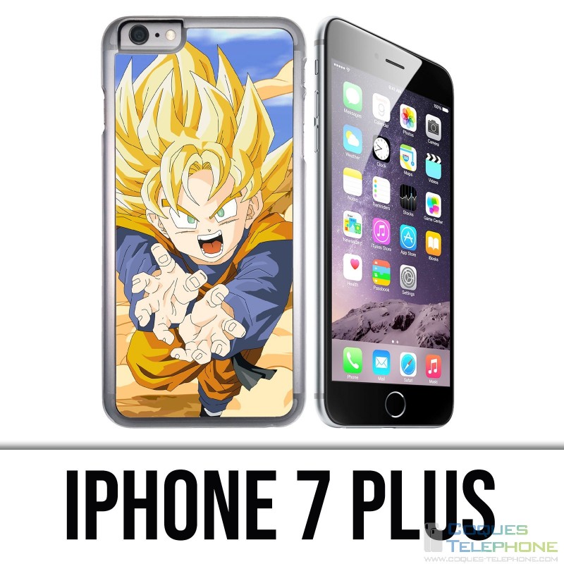 Coque iPhone 7 PLUS - Dragon Ball Son Goten Fury