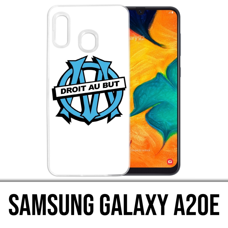 Coque Samsung Galaxy A20e - Logo Om Marseille Droit Au But