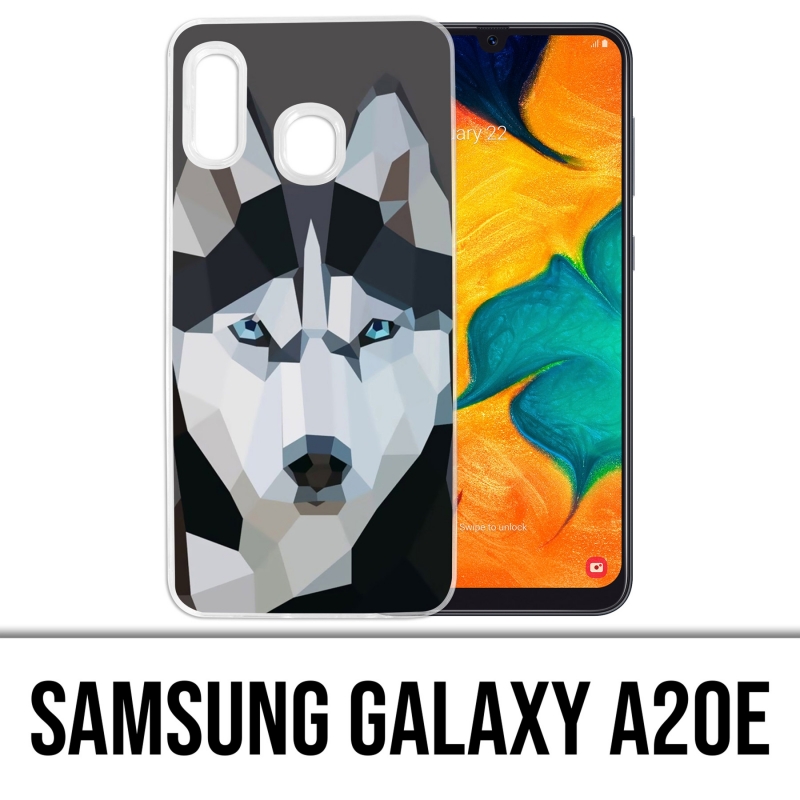 Funda Samsung Galaxy A20e - Wolf Husky Origami