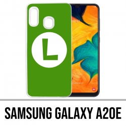 Custodia per Samsung Galaxy A20e - Mario Logo Luigi