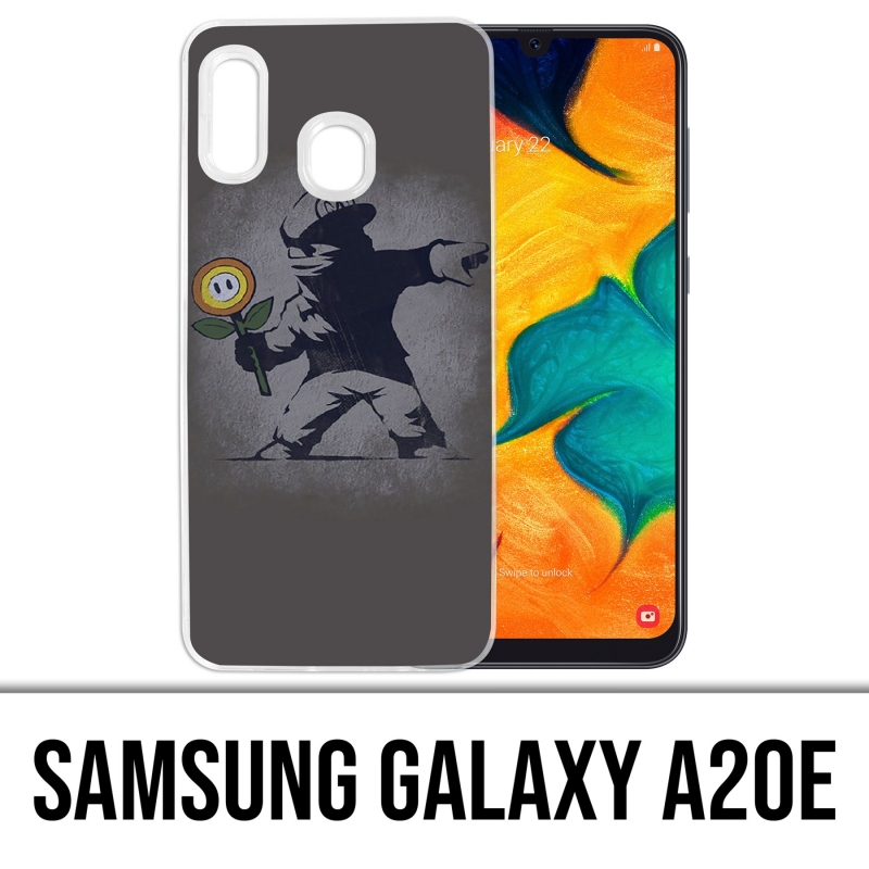 Funda Samsung Galaxy A20e - Etiqueta de Mario