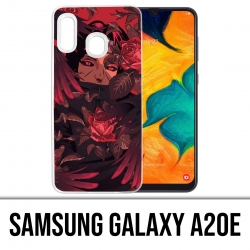 Coque Samsung Galaxy A20e - Naruto-Itachi-Roses