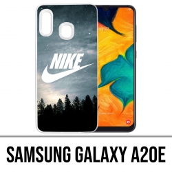 Custodia per Samsung Galaxy A20e - Logo Nike in legno