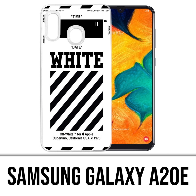 Coque Samsung Galaxy A20e - Off White Blanc