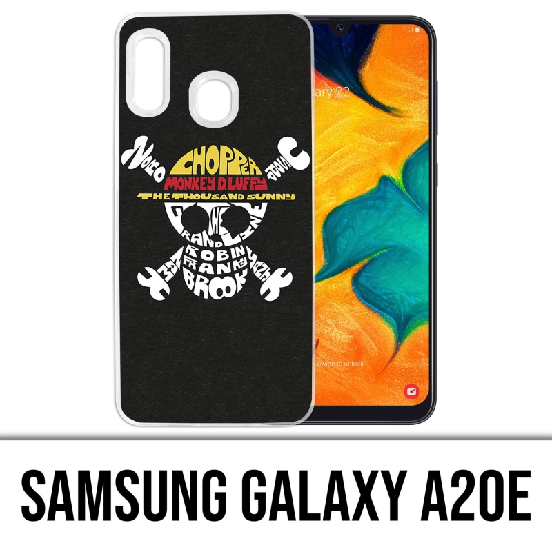 Funda Samsung Galaxy A20e - Nombre del logotipo de una pieza