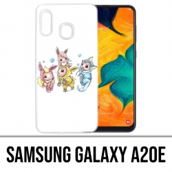 Coque Samsung Galaxy A20e - Pokémon Bébé Evoli Évolution