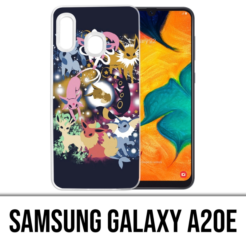 Custodia Samsung Galaxy A20e - Pokémon Eevee Evolutions