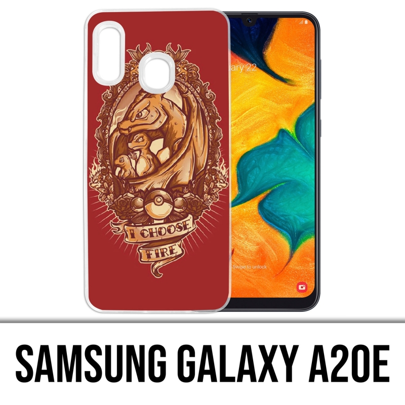 Custodia per Samsung Galaxy A20e - Pokémon Fuoco