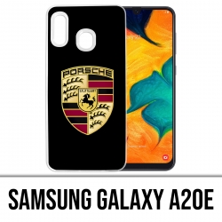 Samsung Galaxy A20e Case - Porsche Logo Schwarz