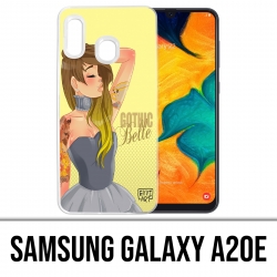Coque Samsung Galaxy A20e - Princesse Belle Gothique
