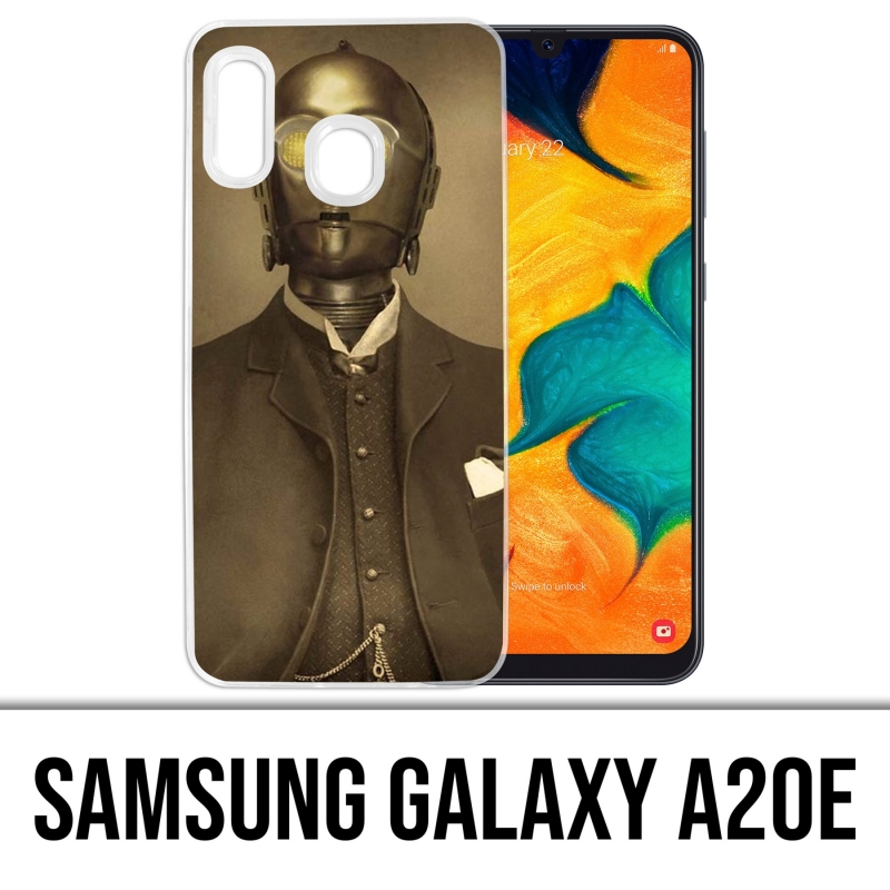 Custodia per Samsung Galaxy A20e - Star Wars Vintage C3Po