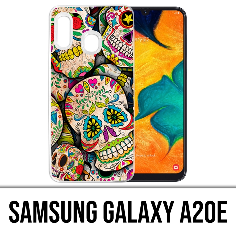 Custodia per Samsung Galaxy A20e - Teschio di zucchero