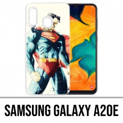Samsung Galaxy A20e Case - Superman Paintart