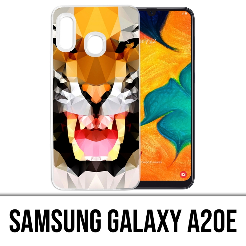 Funda Samsung Galaxy A20e - Tigre geométrico