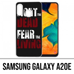 Samsung Galaxy A20e Case - Walking Dead Fight The Dead Angst vor den Lebenden