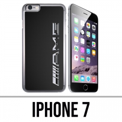 Custodia per iPhone 7 - Logo Amg Carbon