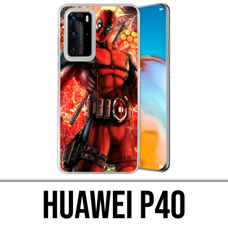 Custodia per Huawei P40 - Deadpool Comic