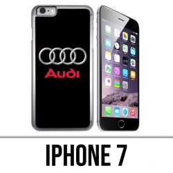 Coque iPhone 7 - Audi Logo Métal