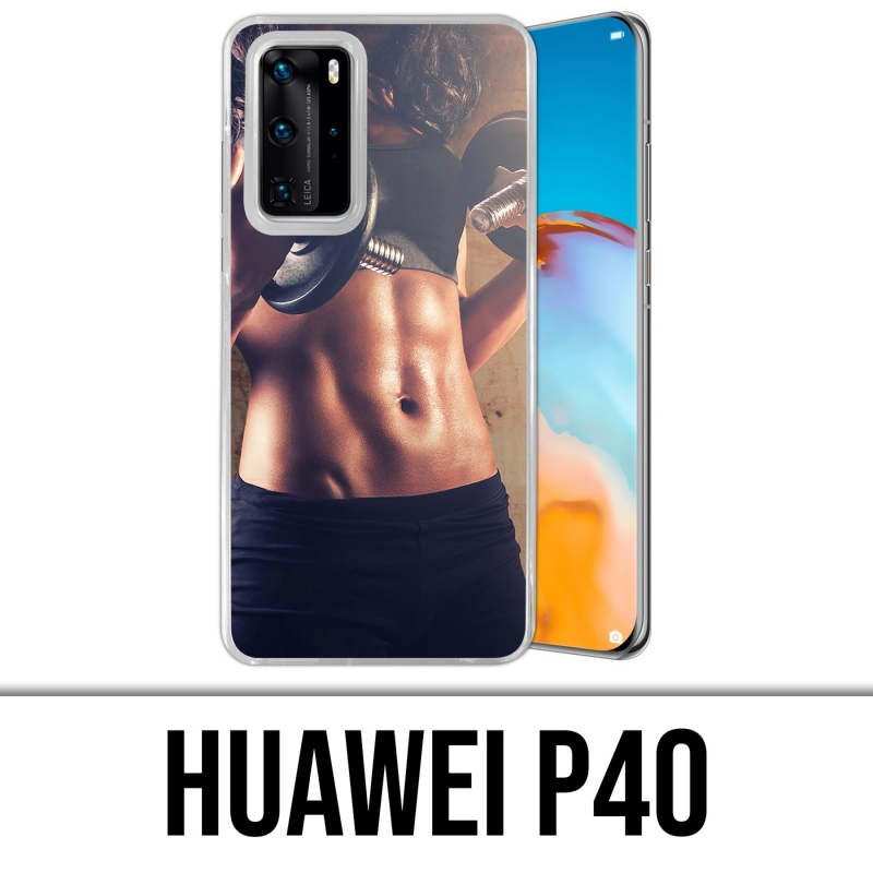 Coque Huawei P40 - Girl Musculation