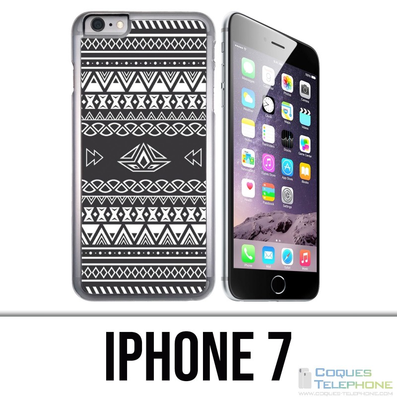 Custodia per iPhone 7 - Azteque grigio