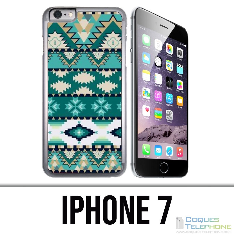 Coque iPhone 7 - Azteque Vert