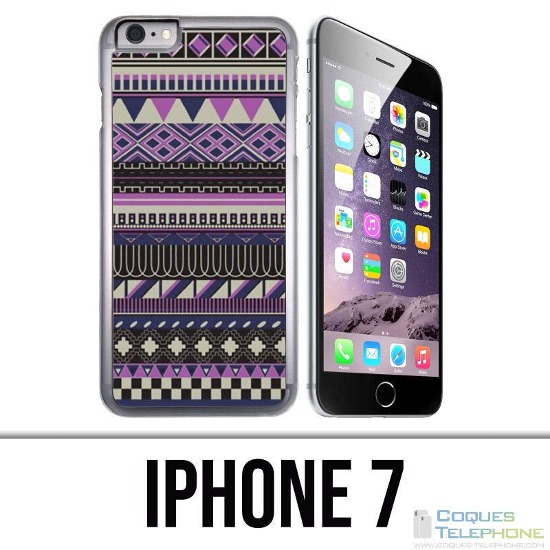 Coque iPhone 7 - Azteque Violet