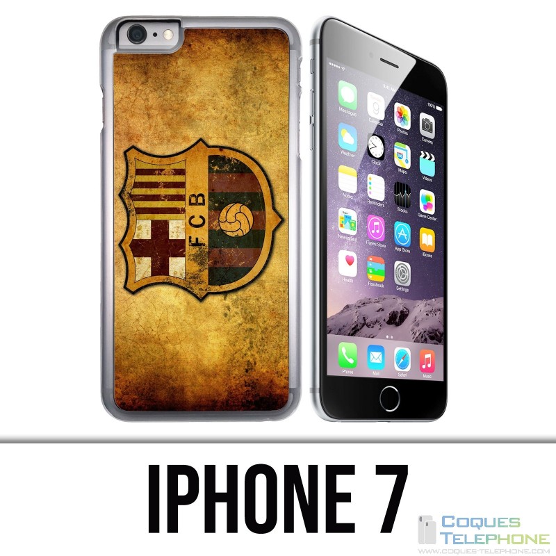 Coque iPhone 7 - Barcelone Vintage Football