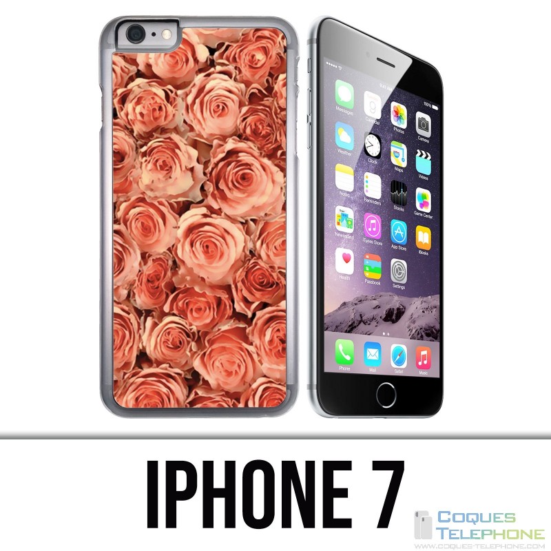 Coque iPhone 7 - Bouquet Roses