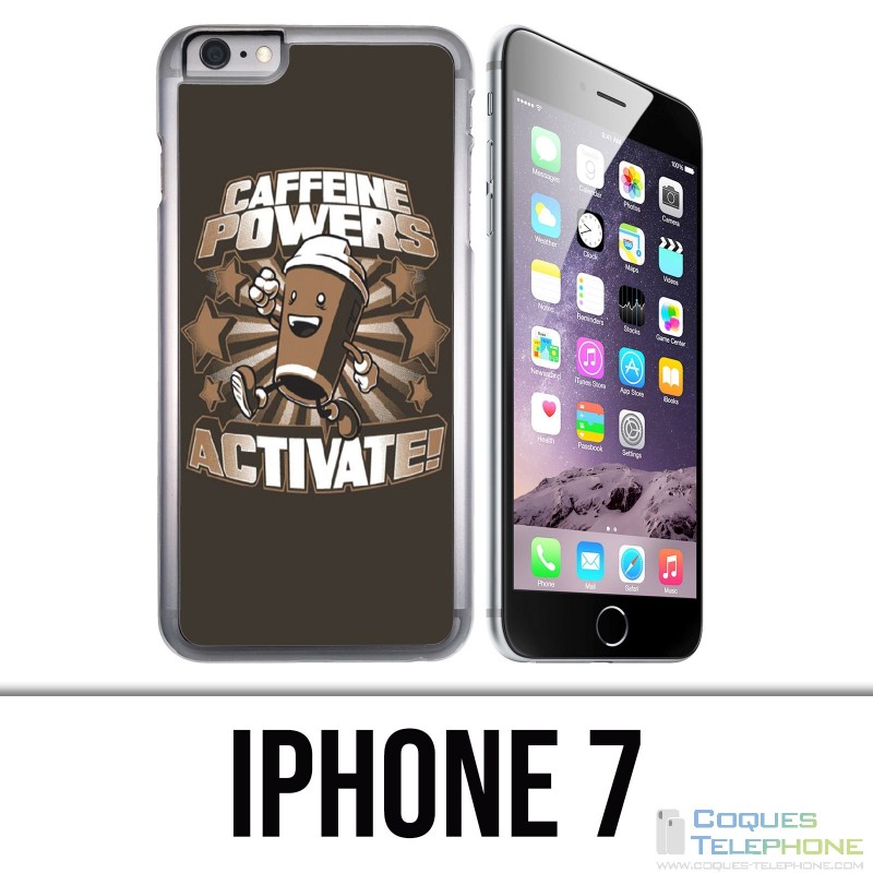 Coque iPhone 7 - Cafeine Power