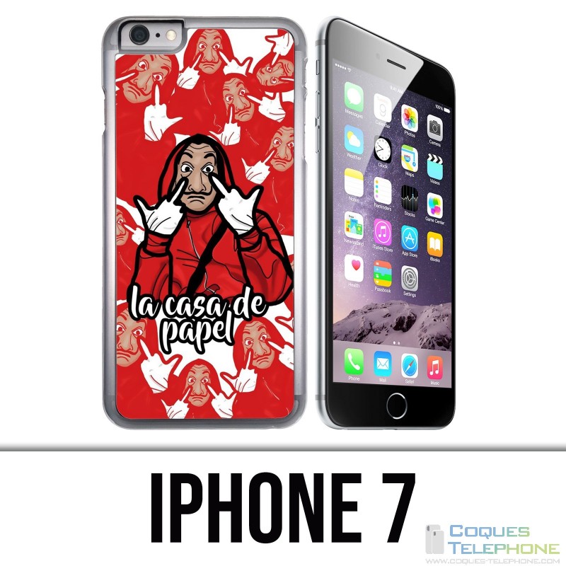 Coque iPhone 7 - Casa De Papel Cartoon