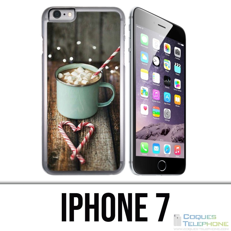 Funda iPhone 7 - Malvavisco con chocolate caliente