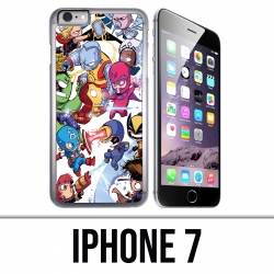 Custodia per iPhone 7 - Cute Marvel Heroes