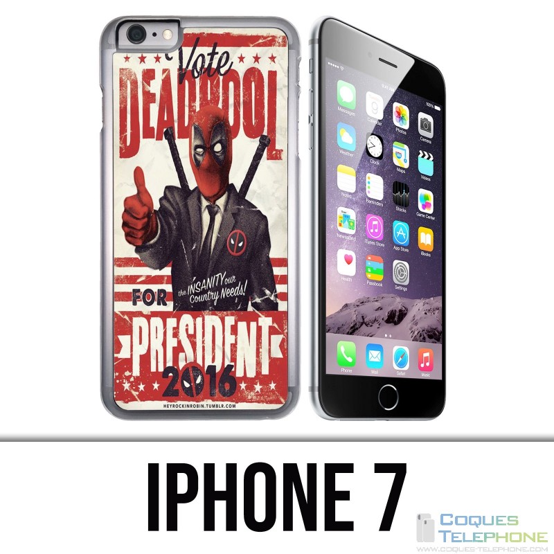 Coque iPhone 7 - Deadpool Président