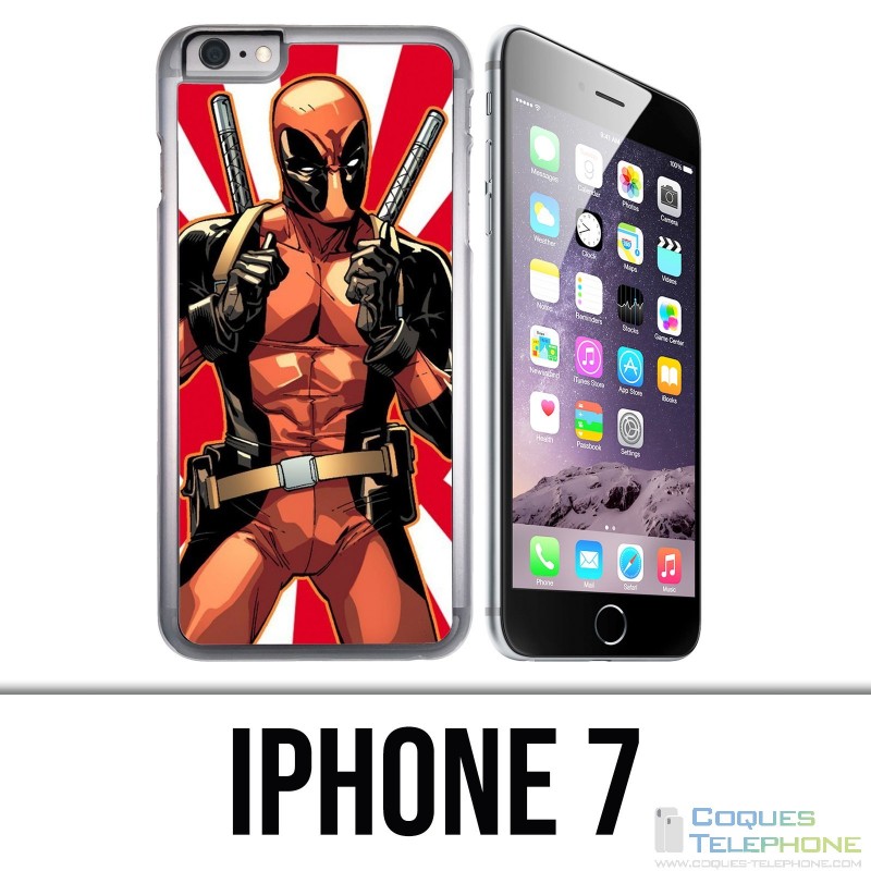 Coque iPhone 7 - Deadpool Redsun